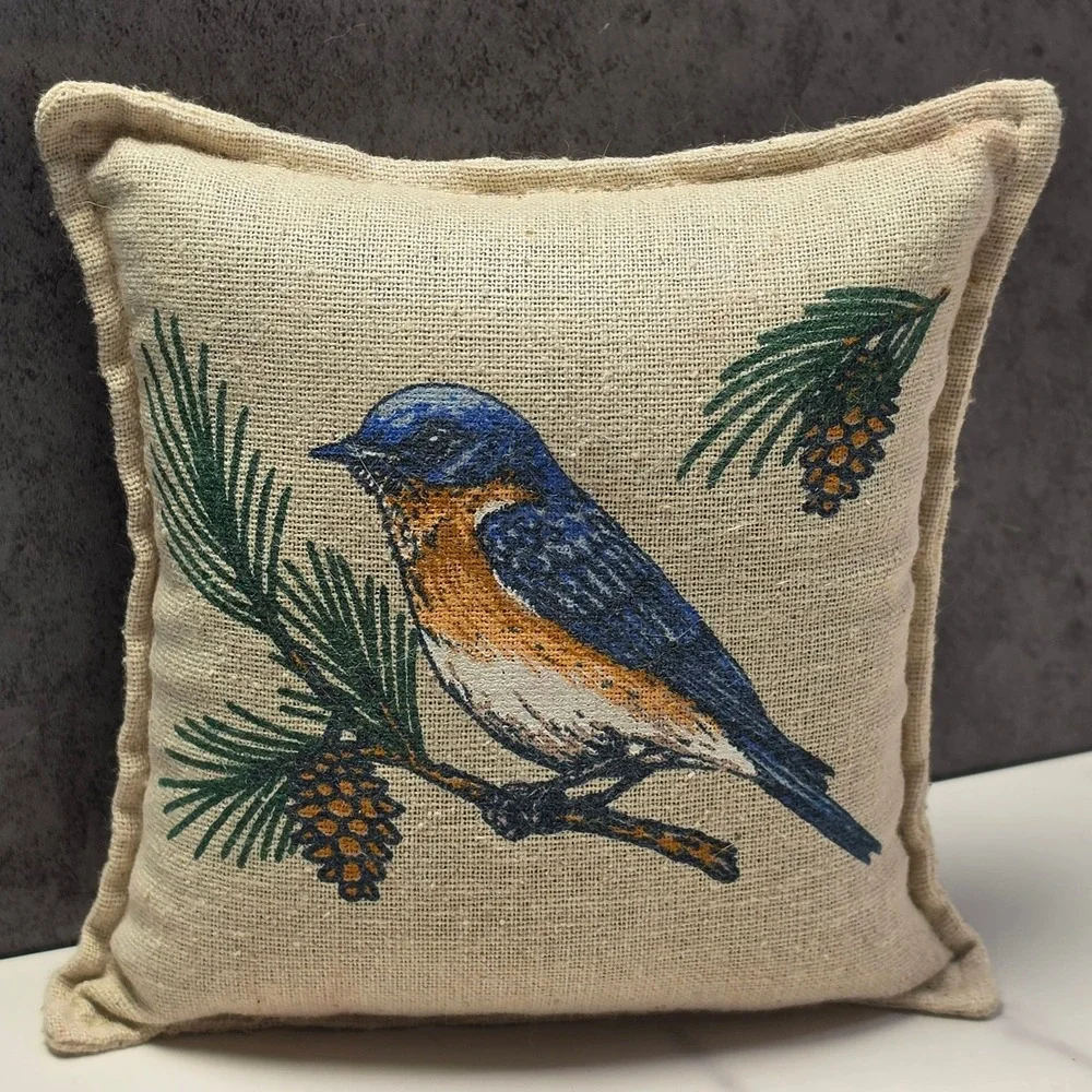 Eastern Bluebird Balsam Fir Pillow Paines Pine Sachet Scented Potpourri 6